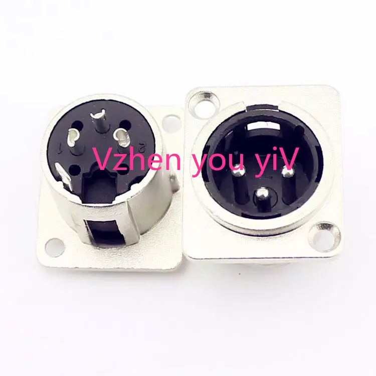 HOT SELL!Silver3Pin XLR Audio 5PCS Female&5PCS Male Panel Chassis Mounted Socket Plug Connector For Microphone For Audio Devices
HOT SELL!Silver3Pin XLR Audio 5PCS Female&5PCS Male Panel Chassis Mounted Socket Plug Connector For Microphone For Audio Devices