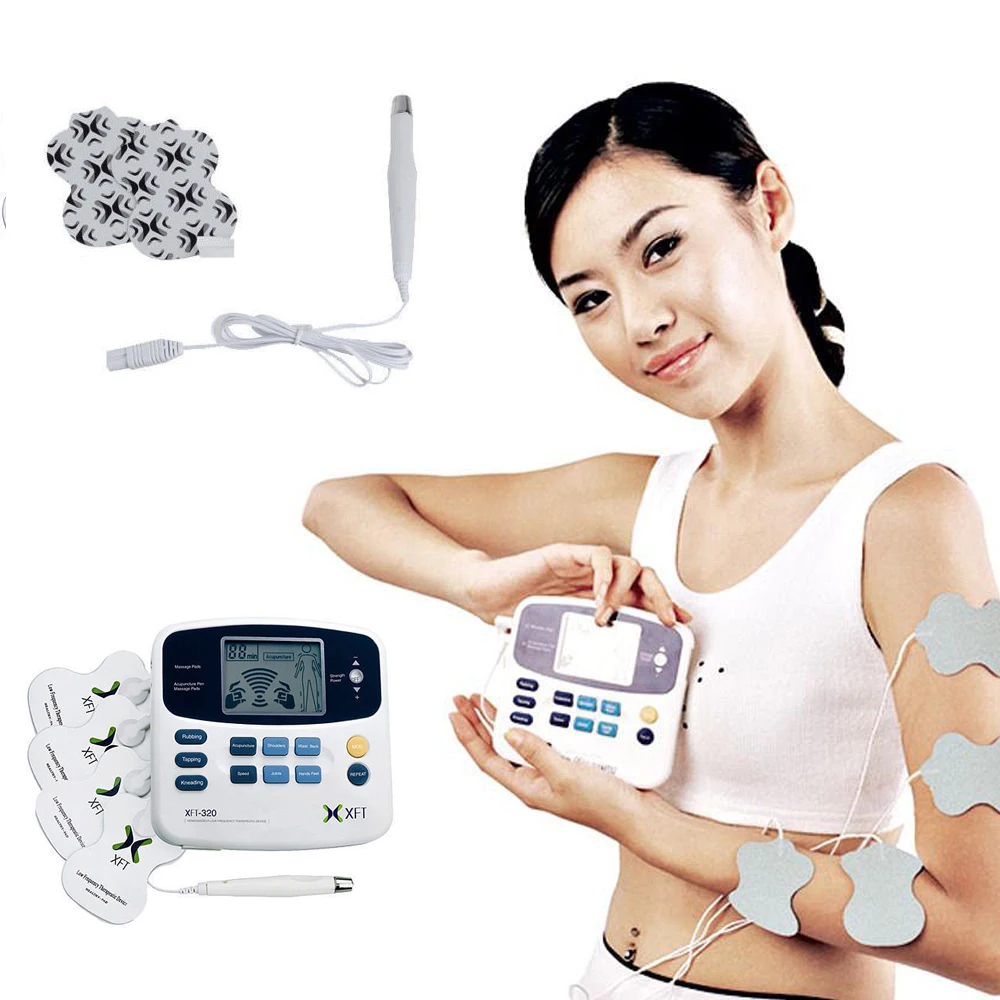 XFT-320 Digital Electrode Massager Dual Tens Machine Massage Pad Acupuncture Pen Body Foot Massage Device Pain Relief +16 Pads
XFT-320 Digital Electrode Massager Dual Tens Machine Massage Pad Acupuncture Pen Body Foot Massage Device Pain Relief +16 Pads
