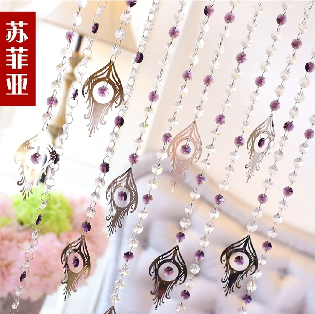 SpringQuan Finished product free shipping 20 meter/lot of k9 glass octagon bead and phoenix shape crystal curtain
SpringQuan Finished product free shipping 20 meter/lot of k9 glass octagon bead and phoenix shape crystal curtain