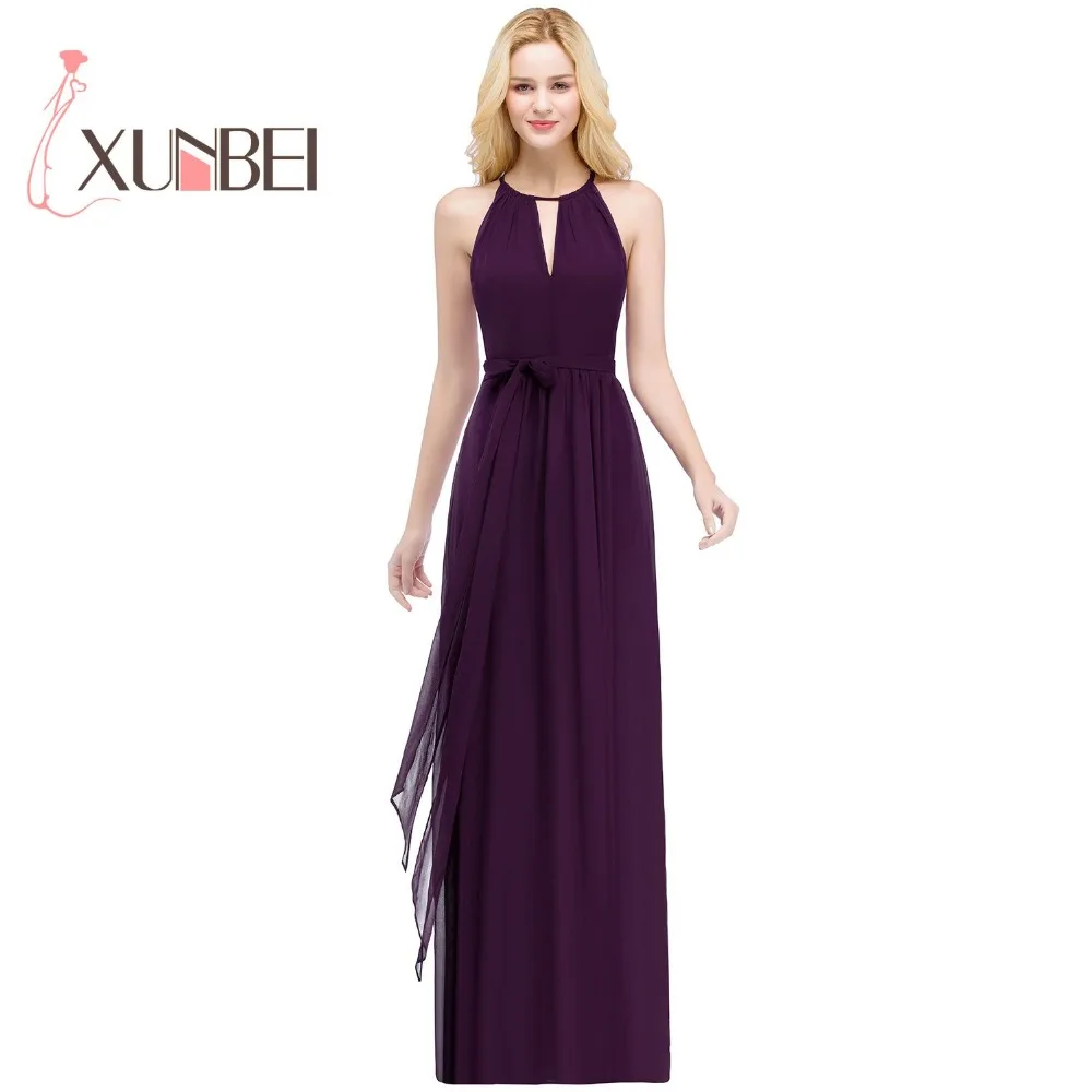 Vestido de festa longo A Line Purple Bridemaid Dresses Long Halter Simple Chiffon Prom Dress Wedding Party Gowns
Vestido de festa longo A Line Purple Bridemaid Dresses Long Halter Simple Chiffon Prom Dress Wedding Party Gowns