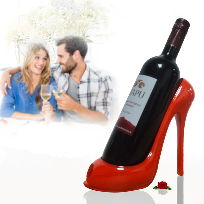 Creative High Heel Shoe Wine Bottle Holder Home Decoration Red Wine Rack Bar Accessories
Creative High Heel Shoe Wine Bottle Holder Home Decoration Red Wine Rack Bar Accessories