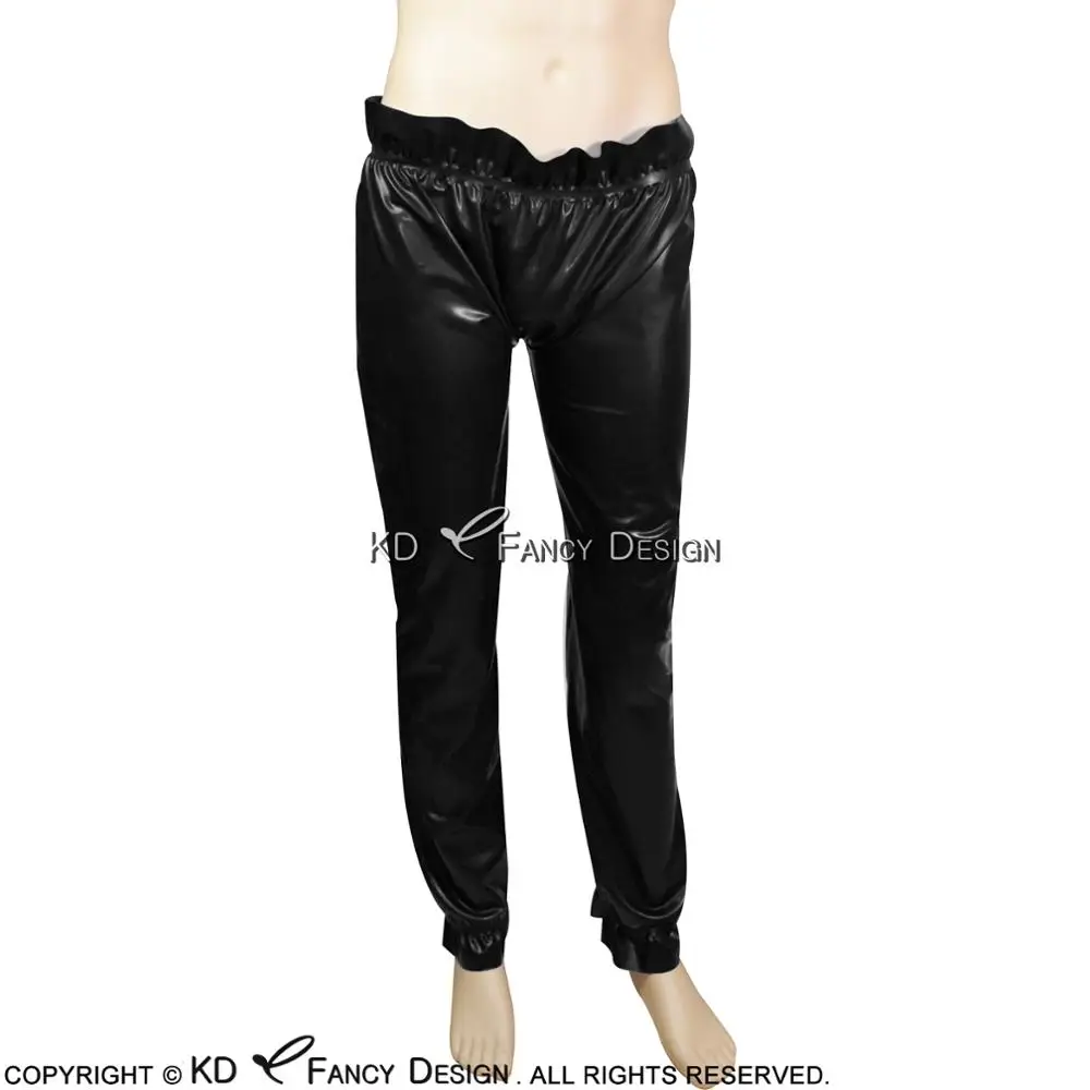 Black Sexy Latex Pants Bloomers Pantaloons With Frills Rubber Leggings Trousers Bottoms CK-0022
Black Sexy Latex Pants Bloomers Pantaloons With Frills Rubber Leggings Trousers Bottoms CK-0022
