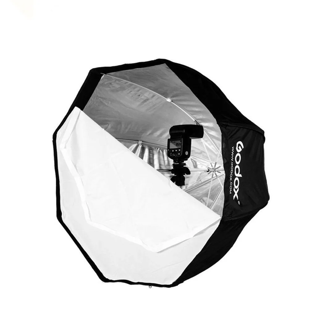 120cm Godox переносной восьмиугольный зонт для софтбокса Brolly Reflector for Speedlite