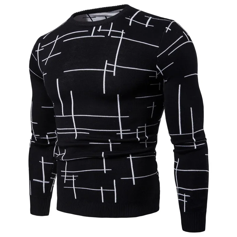 Mens Sweater British Style Line Pattern Slim Casual Men Round Neck Spot Knit Bottoming Shirt Sweater For Nice New Male Pullo
Mens Sweater British Style Line Pattern Slim Casual Men Round Neck Spot Knit Bottoming Shirt Sweater For Nice New Male Pullo