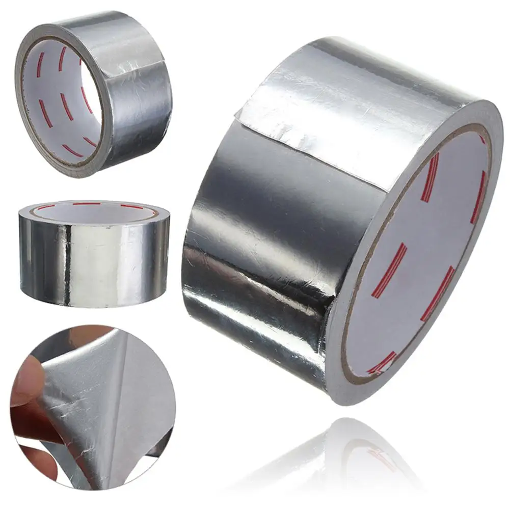 1 Roll Aluminium Foil Adhesive Tape High Temperature Resistant Sealing Tape Heat Resistance Pipe Repair Adhesive Tape 5CM * 17M
1 Roll Aluminium Foil Adhesive Tape High Temperature Resistant Sealing Tape Heat Resistance Pipe Repair Adhesive Tape 5CM * 17M