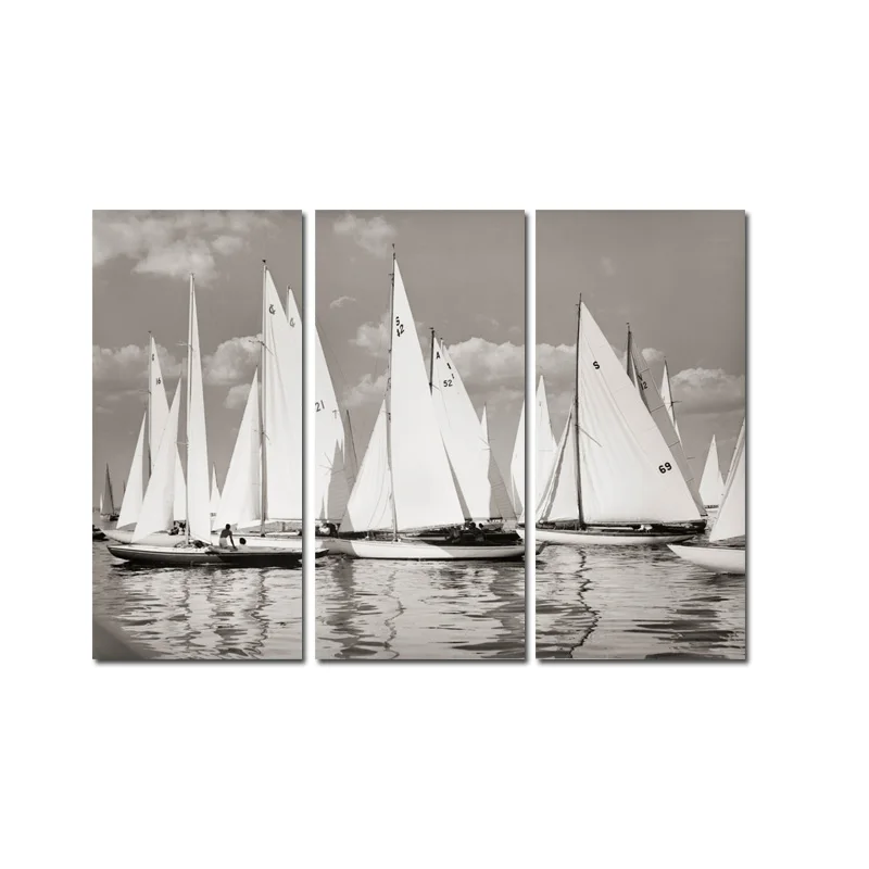 3Panel Print Abstract Black White Sailboat Seascape Oil Painting on Canvas Modern Landscape Poster Wall Picture for Living Room
3Panel Print Abstract Black White Sailboat Seascape Oil Painting on Canvas Modern Landscape Poster Wall Picture for Living Room