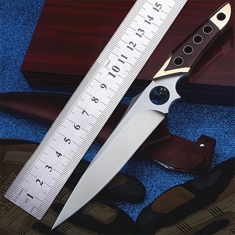 New Hot Sale D2 Steel Outdoor Tactical Military Knife Self-defense Wilderness Camping Survival Gift Collection Hunting Knives
New Hot Sale D2 Steel Outdoor Tactical Military Knife Self-defense Wilderness Camping Survival Gift Collection Hunting Knives