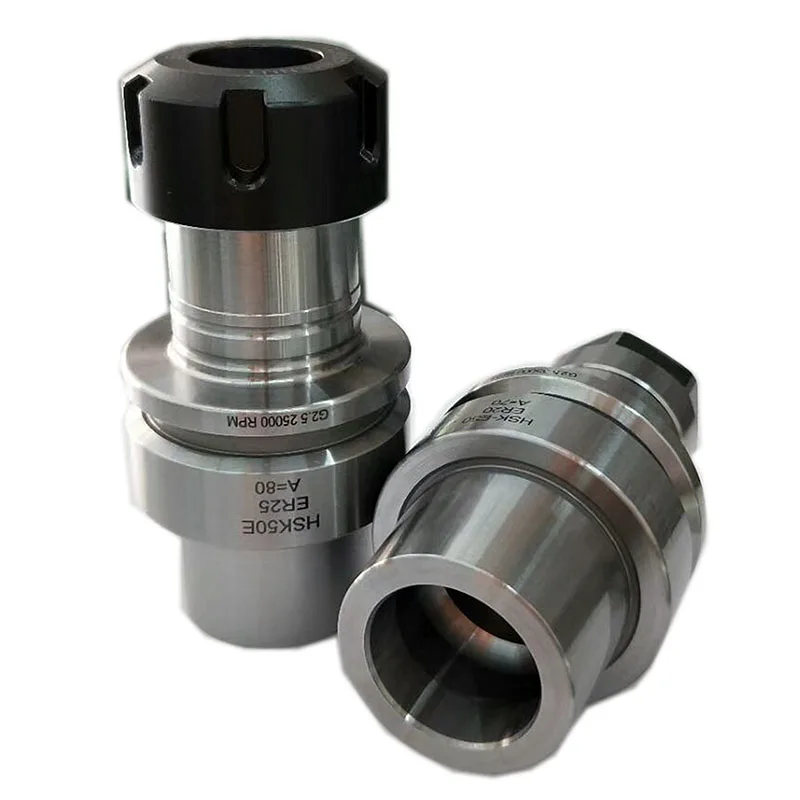 Precision HSK50E ER25 ER32 80L HSK50 ER20 70Lcollet chuck toolholder handle for CNC lathe mill balance G2.5 25,000rpm CNC
Precision HSK50E ER25 ER32 80L HSK50 ER20 70Lcollet chuck toolholder handle for CNC lathe mill balance G2.5 25,000rpm CNC
