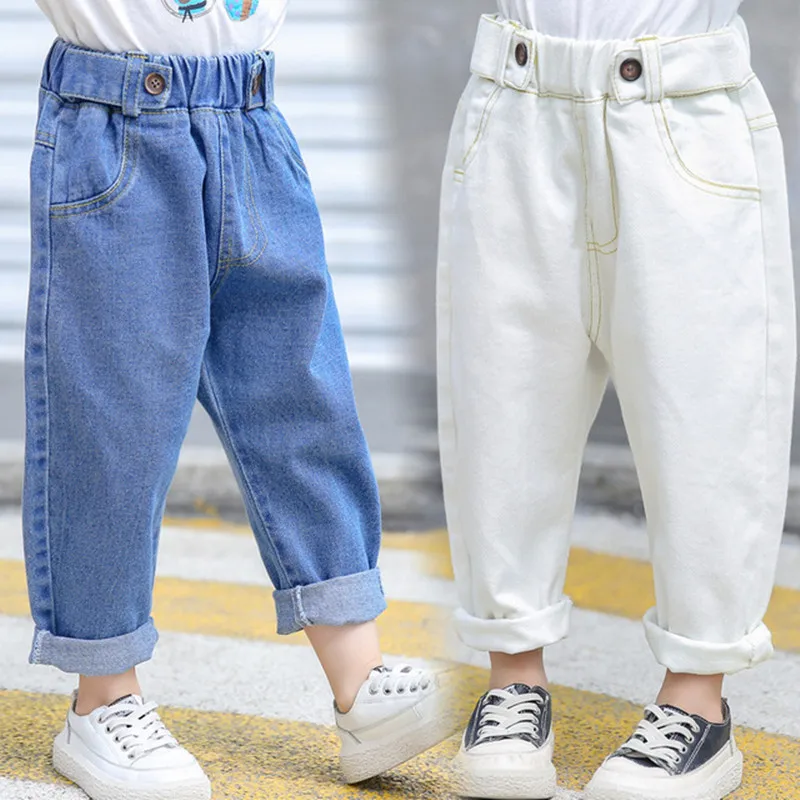 Spring New Toddler Clothes Children Jeans Pants Fashion Soild Denim Trousers High Quality Kids Girl Boy Loose Jeans For 2-7Yrs
Spring New Toddler Clothes Children Jeans Pants Fashion Soild Denim Trousers High Quality Kids Girl Boy Loose Jeans For 2-7Yrs