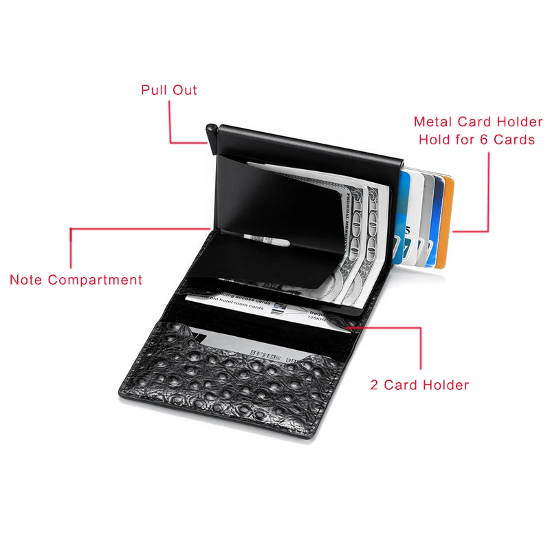 2021 New Unisex RFID Blocking Card Wallet Multifunctional Vintage Card Holder High Quality Pop Up Card Case Mini Solid Purse
2021 New Unisex RFID Blocking Card Wallet Multifunctional Vintage Card Holder High Quality Pop Up Card Case Mini Solid Purse