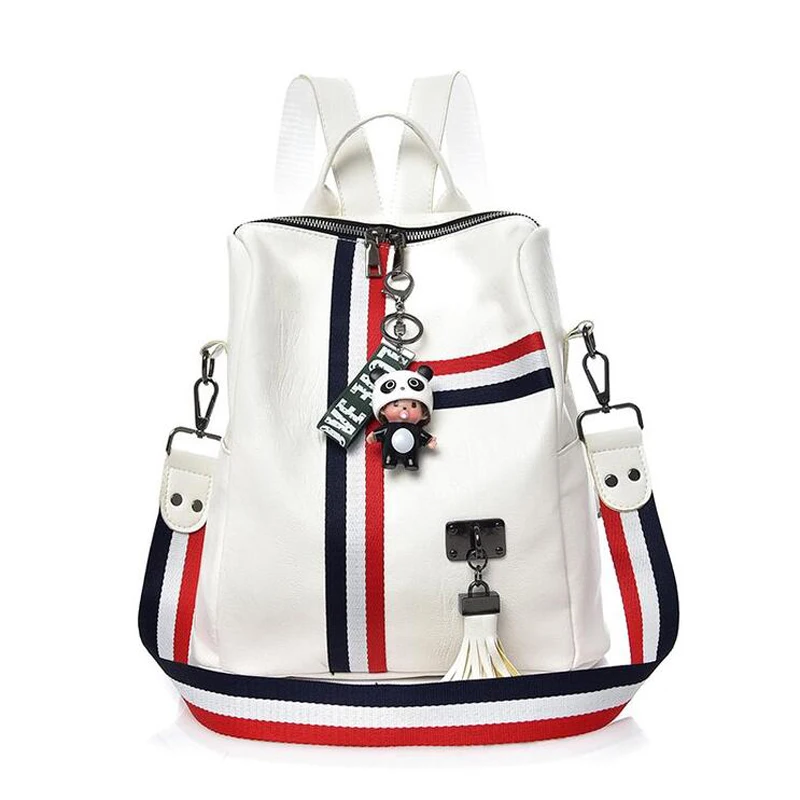 2021 Women Backpack Stripe Soft Leather Ladies Shoulder Bags Three Use Bags Women's Backpacks For Girls Rucksack Female Mochila
2021 Women Backpack Stripe Soft Leather Ladies Shoulder Bags Three Use Bags Women's Backpacks For Girls Rucksack Female Mochila