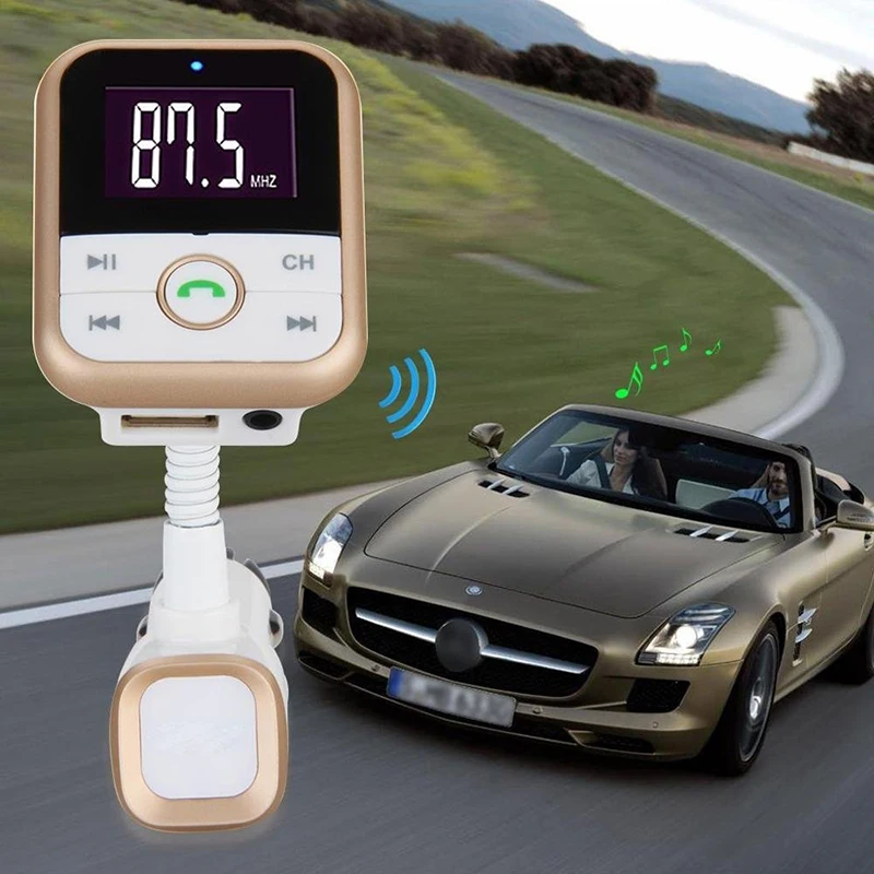 Dual USB Handsfree Voltage Wireless Bluetooth FM Transmitter Vehicle Mounted Bluetooth MP3 Player Display Multi-function Charger
Dual USB Handsfree Voltage Wireless Bluetooth FM Transmitter Vehicle Mounted Bluetooth MP3 Player Display Multi-function Charger