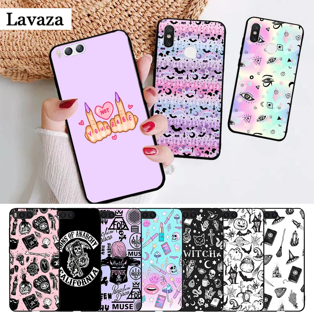Girly Pastel Witch Goth специальный роскошный силиконовый чехол для Xiaomi MI 5X 6 6X 8 9 SE 9T Pro CC9E CC9