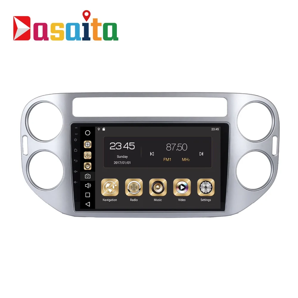 Автомобильный 2 Din Android 8 0 GPS для Volkswagen Tiguan 2008 2015 Авторадио Навигация головное