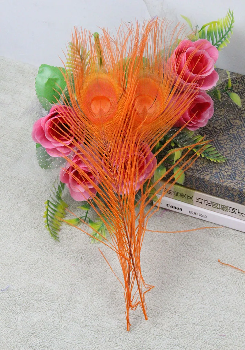 100pcs/Lot orange Peacock feathers eyes 25-30 cm 10-12 Inch Peacock plumage plume decoration feather
100pcs/Lot orange Peacock feathers eyes 25-30 cm 10-12 Inch Peacock plumage plume decoration feather