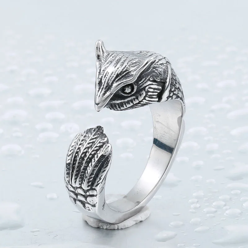 BEIER 316l Stainless Steel And Drop Shipping High Quality 3D Fox Openinring For Man`s Ring BR8-398 | Украшения и аксессуары