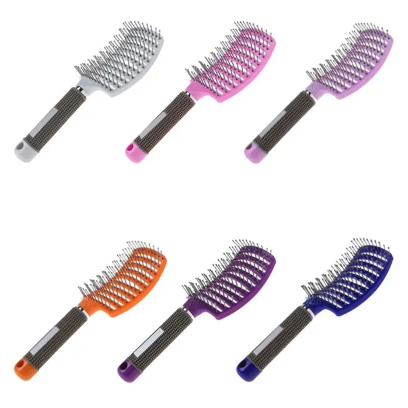 Hair Scalp Massage Comb Bristle Nylon Wet Curly Detangle Hair Brush for Salon Hairdressing Styling Tools Anti Slip Long Handle
Hair Scalp Massage Comb Bristle Nylon Wet Curly Detangle Hair Brush for Salon Hairdressing Styling Tools Anti Slip Long Handle