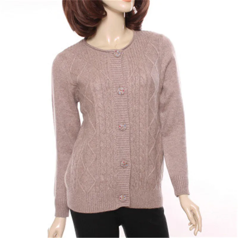 100%goat cashmere thick knit women single breasted cardigan sweater crimping low Oneck rose pink 7color S-2XL
100%goat cashmere thick knit women single breasted cardigan sweater crimping low Oneck rose pink 7color S-2XL