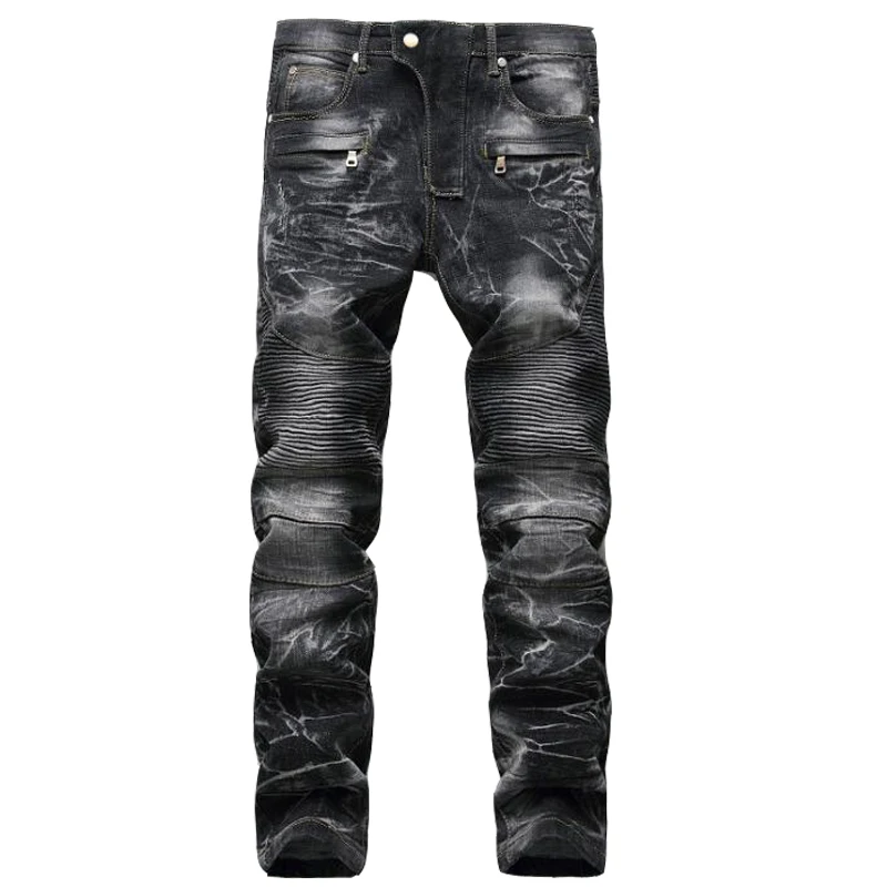 High quality men jeans Casual Brand Straight Racer biker Jeans men Hiphop Jeans For Men New Denim Trousers blue Black
High quality men jeans Casual Brand Straight Racer biker Jeans men Hiphop Jeans For Men New Denim Trousers blue Black