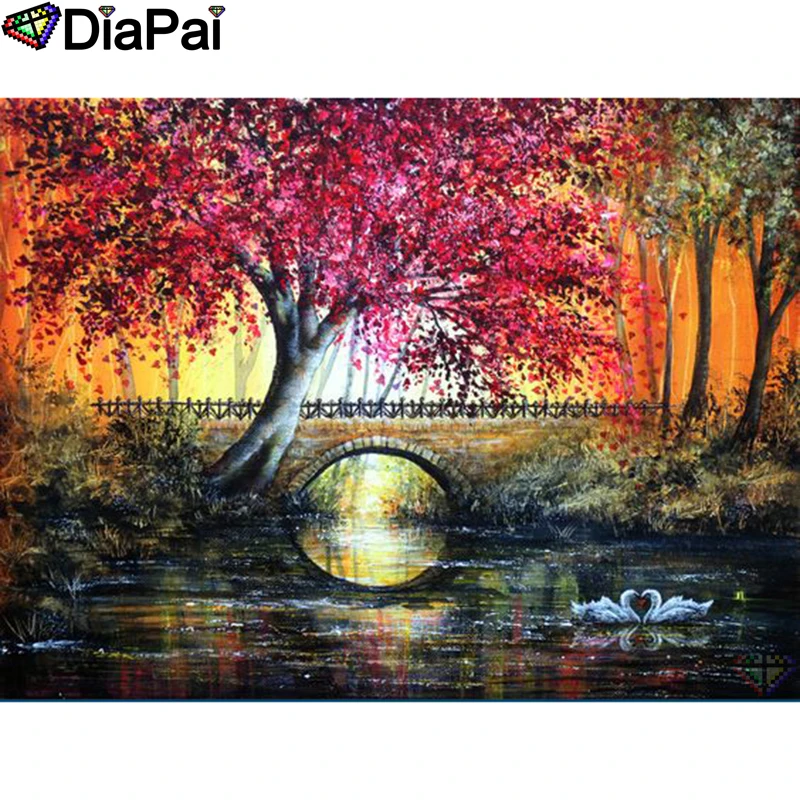 DIAPAI 5D DIY Diamond Painting 100% Full Square/Round Drill "Tree bridge goose" Diamond Embroidery Cross Stitch 3D Decor A21804
DIAPAI 5D DIY Diamond Painting 100% Full Square/Round Drill "Tree bridge goose" Diamond Embroidery Cross Stitch 3D Decor A21804