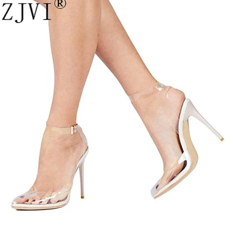 ZJVI woman sexy pointed toe sandals ladies 12cm thin high heels shoes for women summer cow leather sandal ankle strap sandalias
ZJVI woman sexy pointed toe sandals ladies 12cm thin high heels shoes for women summer cow leather sandal ankle strap sandalias
