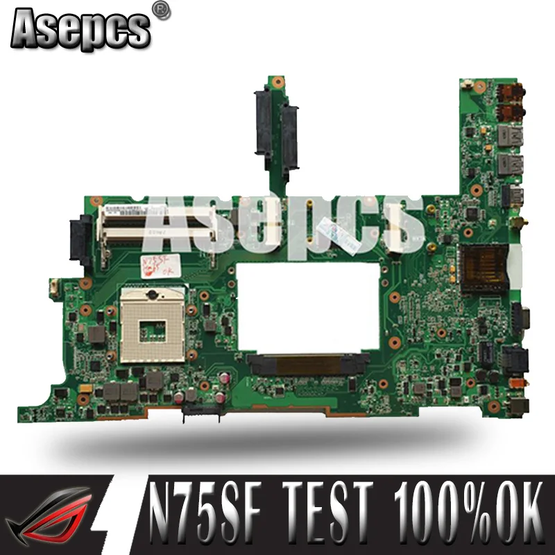 Asepcs N75SF материнская плата для ноутбука For Asus N75SF N75SL N75S N75 тест оригинальная материнская плата
Asepcs N75SF материнская плата для ноутбука For Asus N75SF N75SL N75S N75 тест оригинальная материнская плата