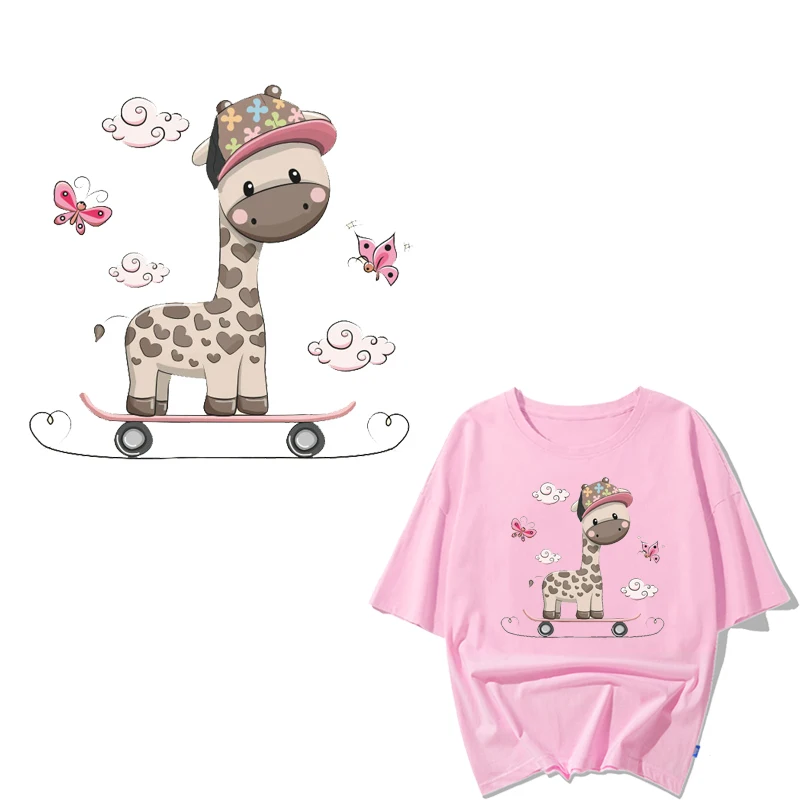 Cartoon Deer Patch Applique Washable Heat Transfer Vinyl Stickers on Clothes DIY T-shirt Dresses Thermal Press Iron-on Transfers
Cartoon Deer Patch Applique Washable Heat Transfer Vinyl Stickers on Clothes DIY T-shirt Dresses Thermal Press Iron-on Transfers