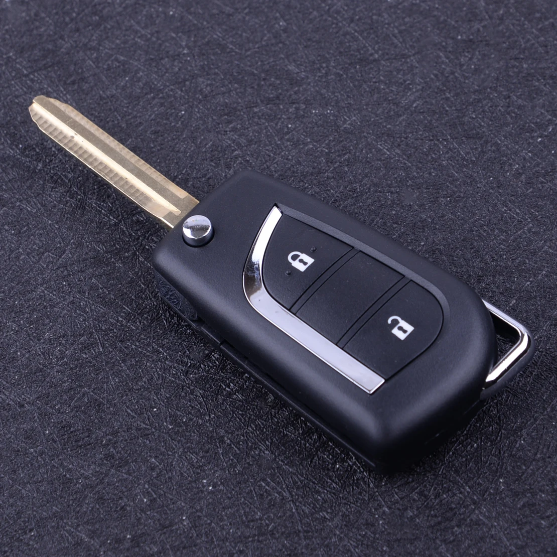 1Pc Black 2 Buttons Flip Folding Remote Key Case Shell Fob Cover Fit For Toyota Scion TC iQ Yaris 2014-2015
1Pc Black 2 Buttons Flip Folding Remote Key Case Shell Fob Cover Fit For Toyota Scion TC iQ Yaris 2014-2015