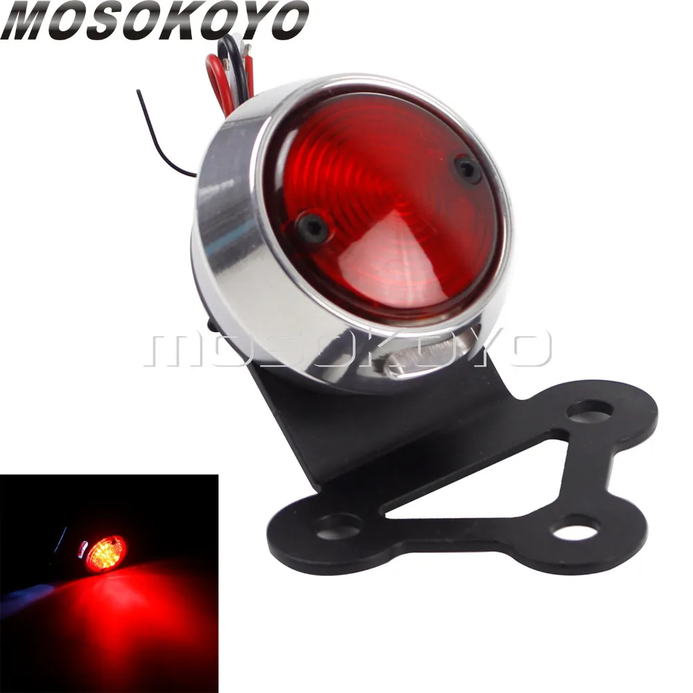 Кафе Racer 12V светодиодный задний светильник s мотоциклетный тормозной ходовой
