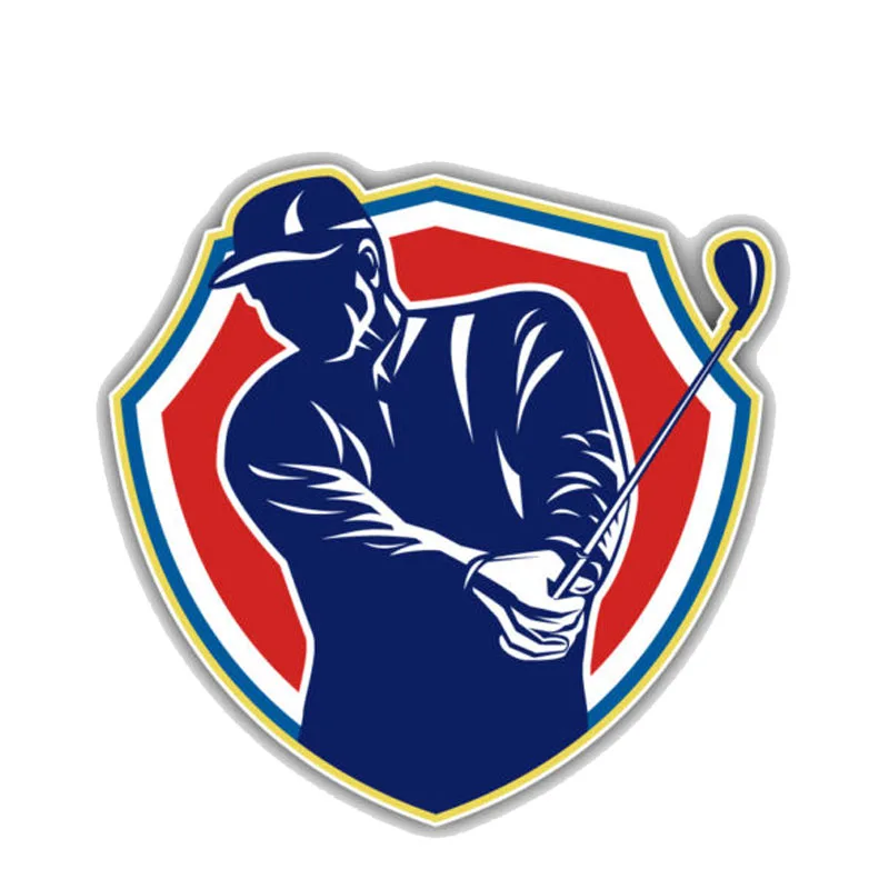 YJZT 12.7CM*12.5CM Decoration Decal Golf Player Silhouette PVC Car Sticker 11-00210
YJZT 12.7CM*12.5CM Decoration Decal Golf Player Silhouette PVC Car Sticker 11-00210