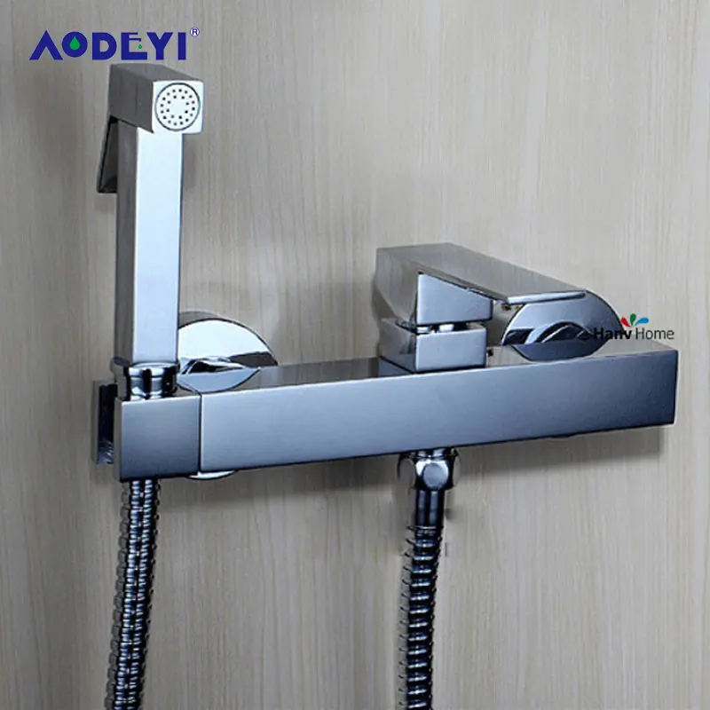AODEYI Brass Toilet Handheld Bidet Spray Shattaf Hot Cold Mixer Valve With Holder Sprayer Shower Set Jet Douche Bathroom Tool
AODEYI Brass Toilet Handheld Bidet Spray Shattaf Hot Cold Mixer Valve With Holder Sprayer Shower Set Jet Douche Bathroom Tool