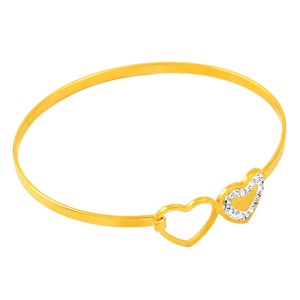 IJB0431 Inlay Clear Crystal Christmas Bracelets Fashion Jewelry Shiny Gold Color Never Fade Stainless Steel Bangle Free Ship
IJB0431 Inlay Clear Crystal Christmas Bracelets Fashion Jewelry Shiny Gold Color Never Fade Stainless Steel Bangle Free Ship