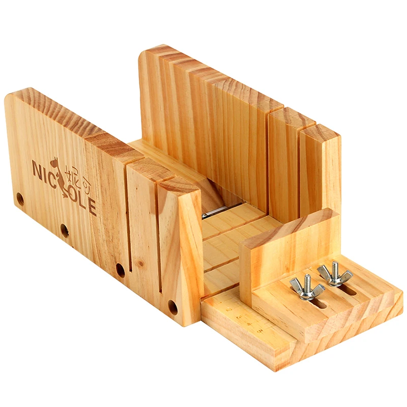 Soap Making Cutting Tools Adjustable Wood Box Multifunction Cutter and Beveler Planer Soap Tool for DIY Soap Supplies
Soap Making Cutting Tools Adjustable Wood Box Multifunction Cutter and Beveler Planer Soap Tool for DIY Soap Supplies