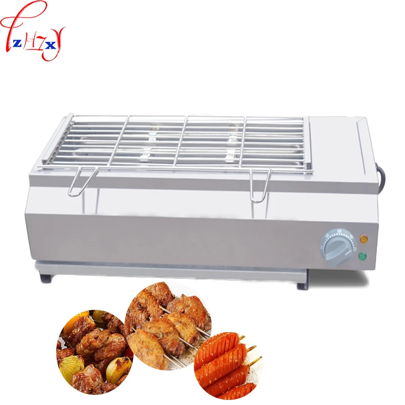 Commercial electric heating smokeless barbeque FY-Q70 Stainless steel electric barbeque equipment 220V 3KW
Commercial electric heating smokeless barbeque FY-Q70 Stainless steel electric barbeque equipment 220V 3KW