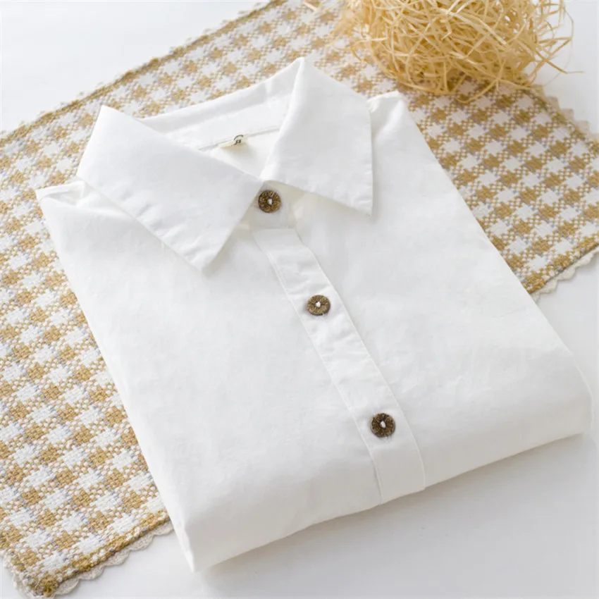 Spring Autumn Women OL Office Blouse New Casual White Shirt Formal Long Sleeve Shirts Ladies Cotton Blouses Blusas Tops AB722
Spring Autumn Women OL Office Blouse New Casual White Shirt Formal Long Sleeve Shirts Ladies Cotton Blouses Blusas Tops AB722