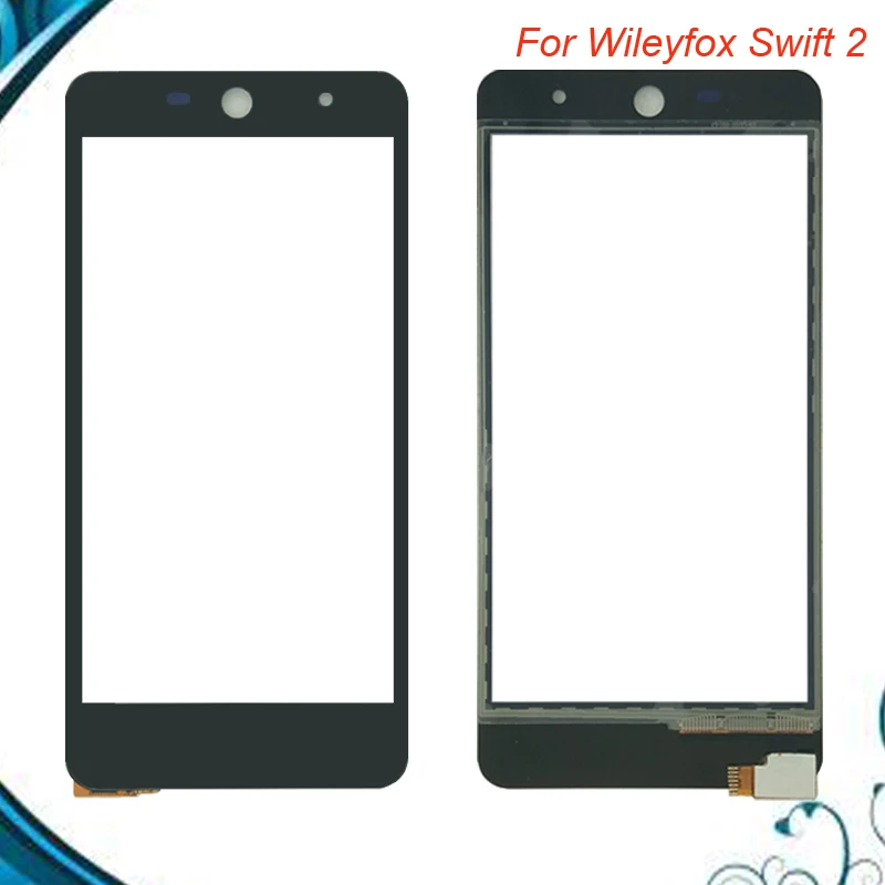 5 шт./лот 100% проверенный сенсорный экран ок дигитайзер для wileyfox swift 2 переднее