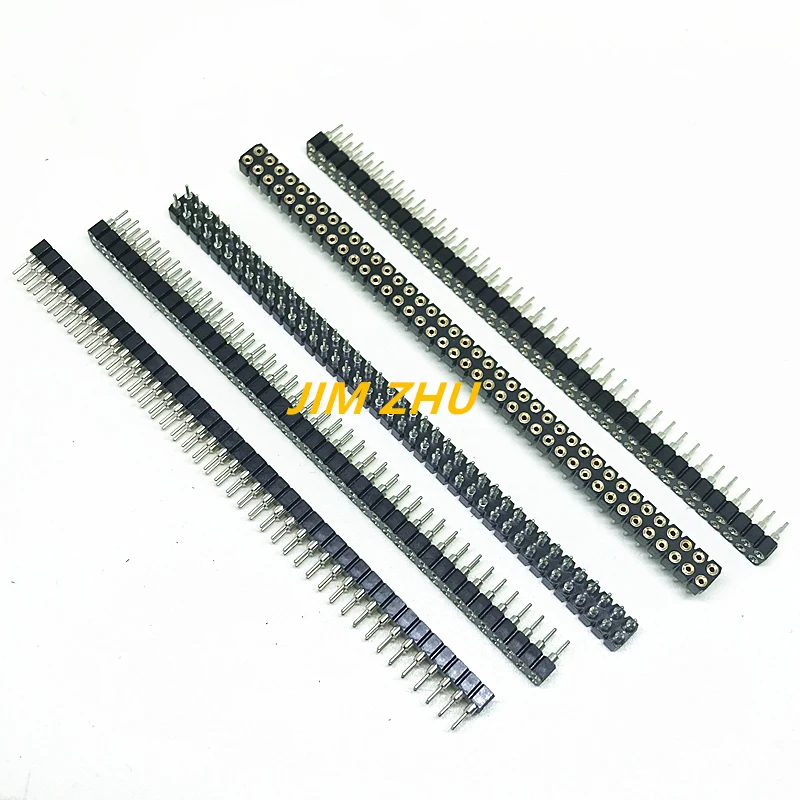 Free Shipping 5pcs 2.54mm Pin Header Female Double row 40 Pin 2.54mm Round Pin Connector 2x40P Round Hole Double row Female pin
Free Shipping 5pcs 2.54mm Pin Header Female Double row 40 Pin 2.54mm Round Pin Connector 2x40P Round Hole Double row Female pin