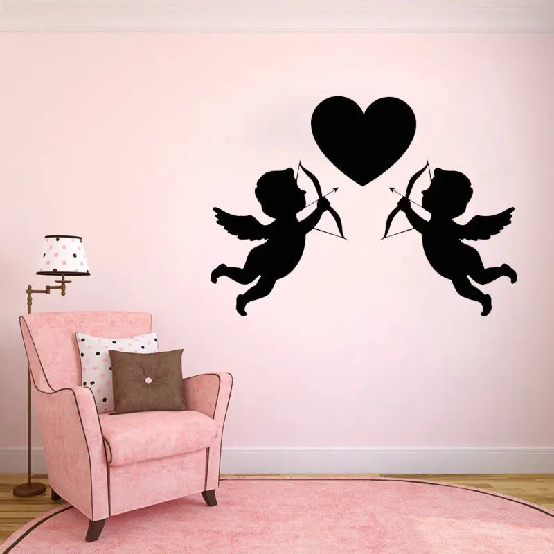 Love Heart Symbol Cupids With Bow Wedding Salon Wall Stickers Interior Windows Home Decor Door Removable Art Mural Decal ZW369
Love Heart Symbol Cupids With Bow Wedding Salon Wall Stickers Interior Windows Home Decor Door Removable Art Mural Decal ZW369