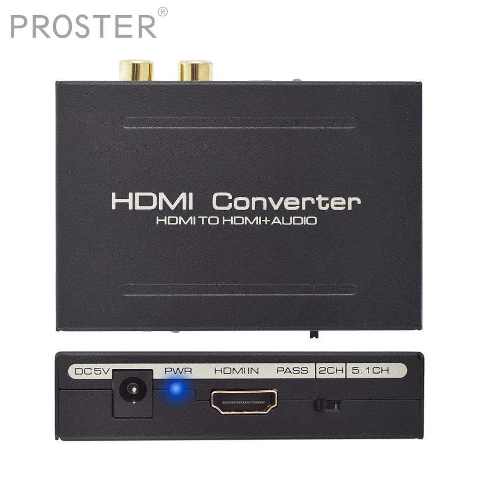 Prozor HDMI-Совместимость с оптическим RCA L/R аудио-видео декодером 4K HDMI-Совместимость с HDMI-совместимая петля 2.1CH 5.1CH экстрактор
Prozor HDMI-Совместимость с оптическим RCA L/R аудио-видео декодером 4K HDMI-Совместимость с HDMI-совместимая петля 2.1CH 5.1CH экстрактор