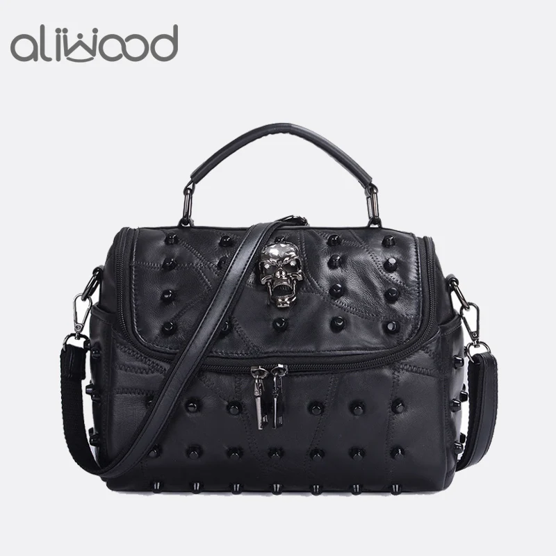 Aliwood Women's handbags Genuine Leather Crossbody bags Diamond embroidery Rivet Messenger Bags Pillow Tote Beans Shoulder Bags
Aliwood Women's handbags Genuine Leather Crossbody bags Diamond embroidery Rivet Messenger Bags Pillow Tote Beans Shoulder Bags