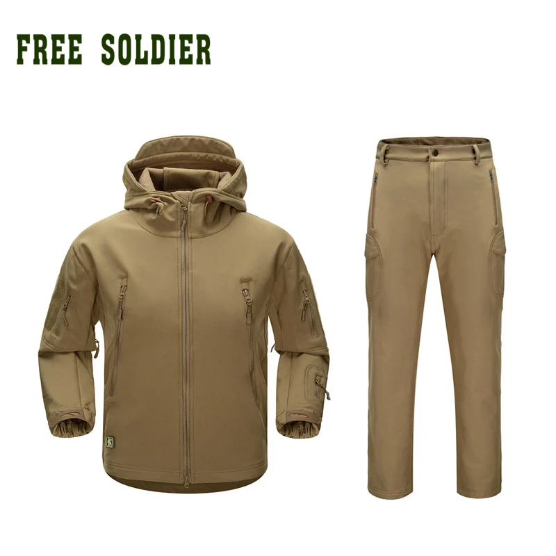 FREE SOLDIER outdoor camping hiking jackets Sets hunting tactical Clothing Sets instant waterproof men's jacket and pant
FREE SOLDIER outdoor camping hiking jackets Sets hunting tactical Clothing Sets instant waterproof men's jacket and pant
