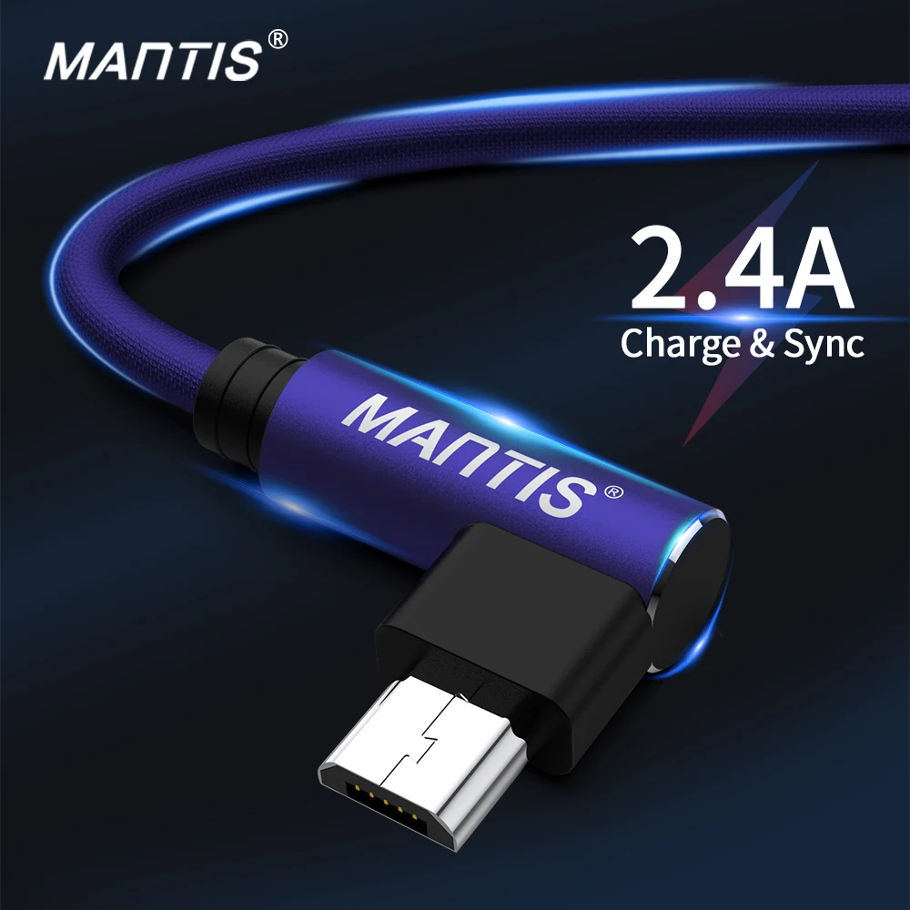 Кабель Micro USB MANTIS 3 м 2 1 нейлоновый кабель для быстрой зарядки и синхронизации