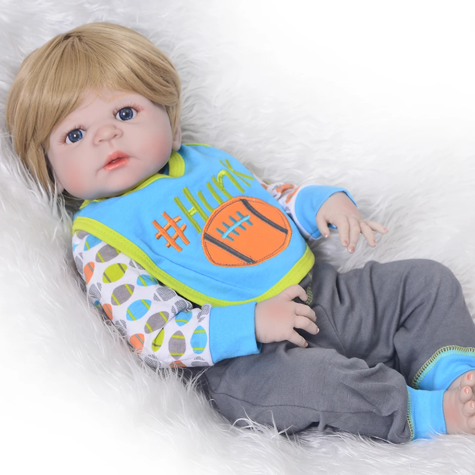 Куклы Reborn boy 23 "57 см, светлые волосы, полностью силиконовые куклы reborn, игрушки для детей, подарок bebes reborn menino boneca
Куклы Reborn boy 23 "57 см, светлые волосы, полностью силиконовые куклы reborn, игрушки для детей, подарок bebes reborn menino boneca
