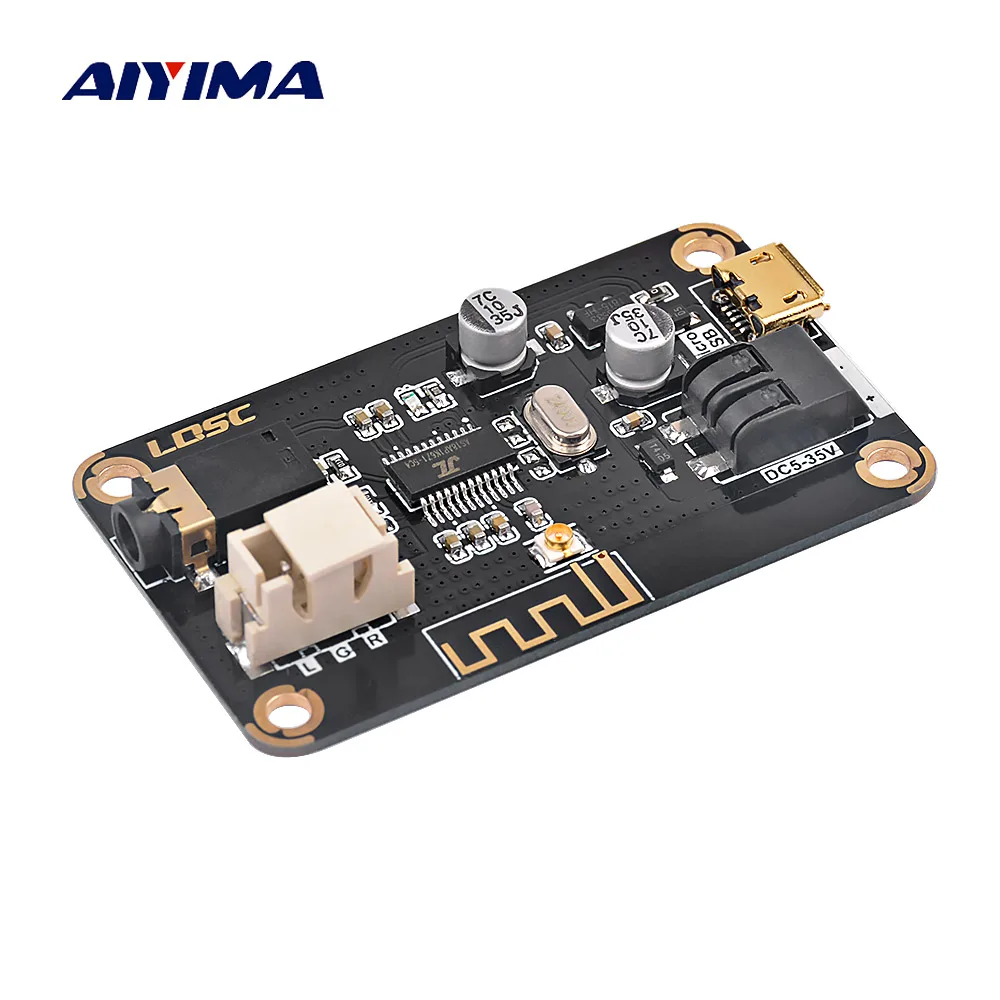Плата декодера AIYIMA MP3 Bluetooth, модуль аудиоресивера 4,2, модифицированный беспроводной автомобильный усилитель динамика «сделай сам»
Плата декодера AIYIMA MP3 Bluetooth, модуль аудиоресивера 4,2, модифицированный беспроводной автомобильный усилитель динамика «сделай сам»