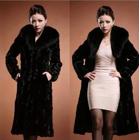 Зимнее черное пальто из искусственного меха горячая Распродажа сексуальное