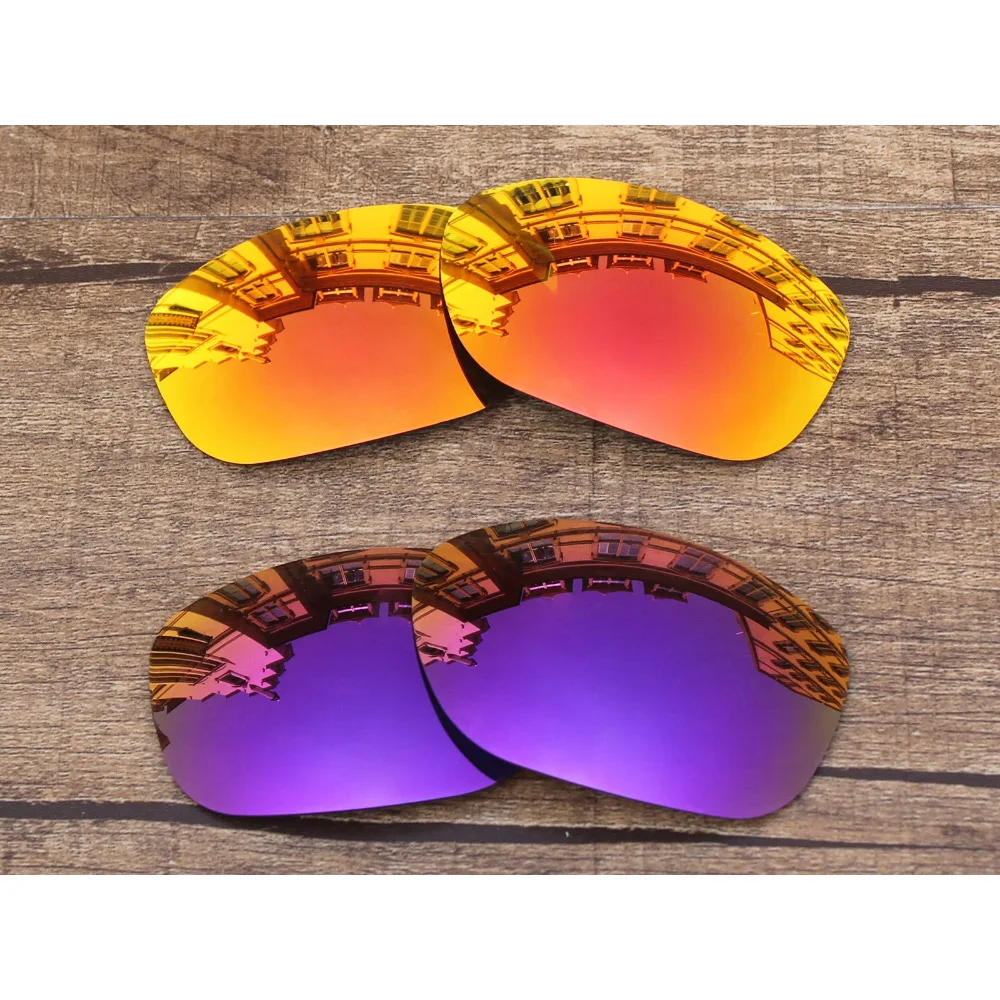 Vonxyz 2 Pairs Ruby Mirror & Violet Mirror Polarized Replacement Lenses for-Oakley Pit Bull Frame
Vonxyz 2 Pairs Ruby Mirror & Violet Mirror Polarized Replacement Lenses for-Oakley Pit Bull Frame