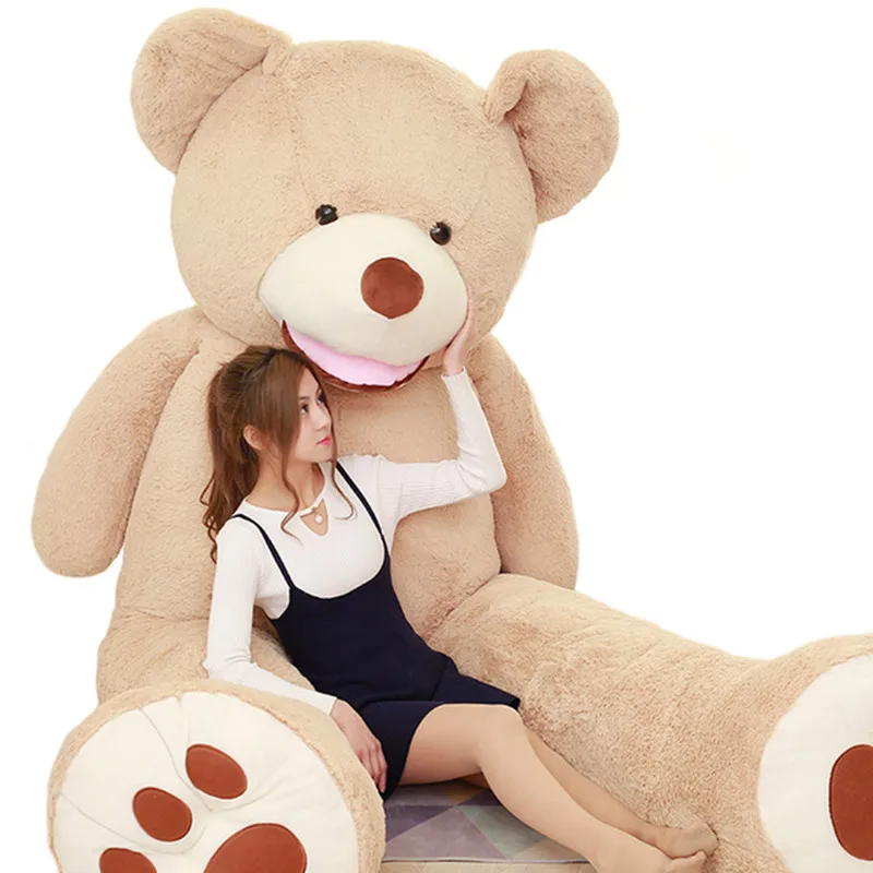 Miaoowa 1pc Huge Size 160cm USA Giant Bear Skin Animal Teddy Bear Hull Coat Super Quality Lovely Plush Toys for Girls Kids Child
Miaoowa 1pc Huge Size 160cm USA Giant Bear Skin Animal Teddy Bear Hull Coat Super Quality Lovely Plush Toys for Girls Kids Child