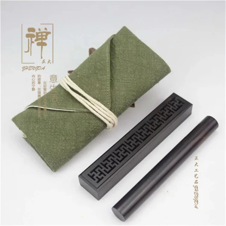 Zhengda Ebony Wood trumpet lying incense incense box hollow cotton bag gift for gift set
Zhengda Ebony Wood trumpet lying incense incense box hollow cotton bag gift for gift set