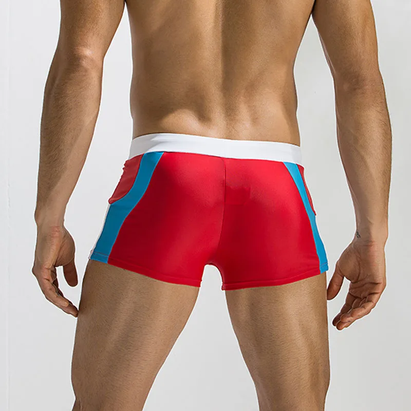 Brand new man's swimming trunks sexy low waist men swimming briefs beach surfing swimwear boxers patchwork color hot sell
Brand new man's swimming trunks sexy low waist men swimming briefs beach surfing swimwear boxers patchwork color hot sell