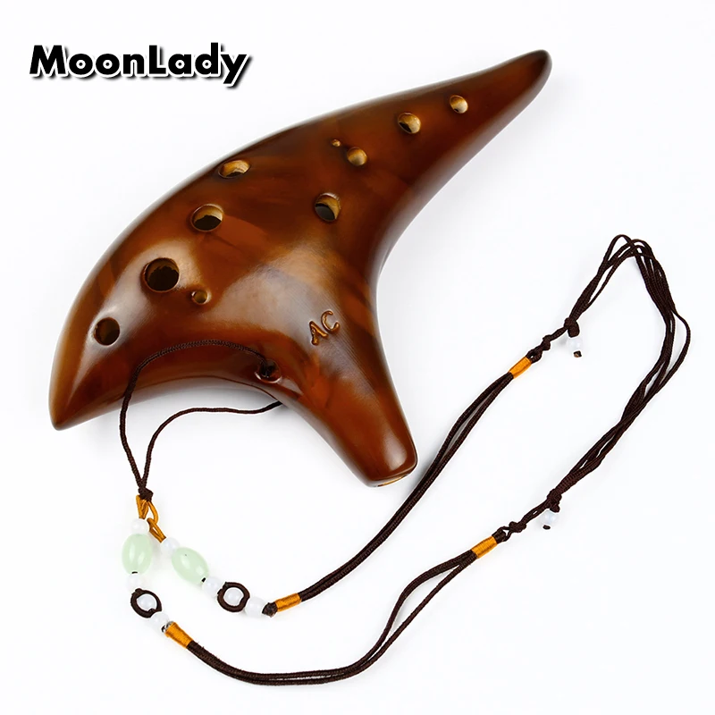 Alto C Key 12 Holes Burning Classic Glossy Bright Glaze Woodwind Musical Instrument Ocarina
Alto C Key 12 Holes Burning Classic Glossy Bright Glaze Woodwind Musical Instrument Ocarina
